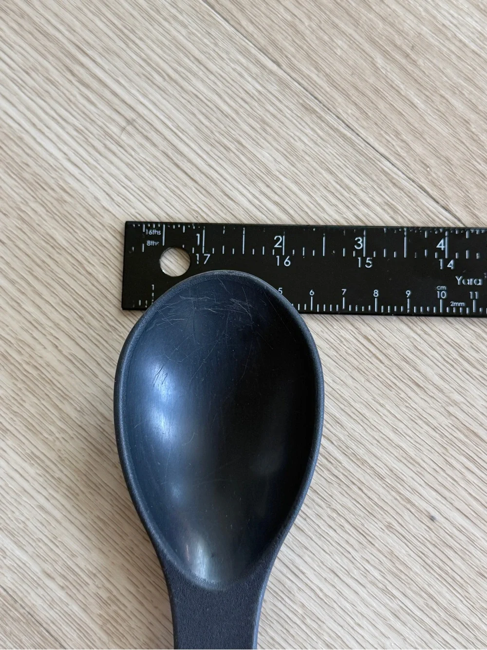 Vintage Rubbermaid Nylon Black Serving Basting Solid Spoon Black 1973 USA 13”